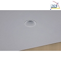 Paulmann recessed luminaire CYMBAL COIN LED rigid IP20, white matt dimmable