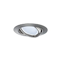 Paulmann Inbouwarmatuur BASE draaibaar, set van 3, schakelbaar GU10 IP20, ijzer geborsteld  15W 350lm 3000K 100� 100� CRI >80