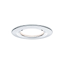Paulmann recessed luminaire NOVA LED round, rigid, set of 3 GU10 IP44, chrome  460lm 2700K 38� 38� CRI >80