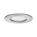 Paulmann recessed luminaire NOVA COIN LED round, rigid, set of 3 IP44, brushed iron  19,5W 460lm 2700K 100� 100� CRI >80