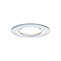 Paulmann recessed luminaire NOVA COIN LED round, rigid, set of 3 IP44, chrome  460lm 2700K 100� 100� CRI >80