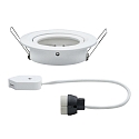 Paulmann Paulmann Recessed luminaire Nova, IP23, round, set of 1, excl. lamp, max. 35W, GU10, white