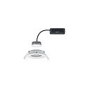 Paulmann Recessed luminaire LED Coin Slim, IP23, round, 6,8W, set of 1 dimmable and swiveling, white