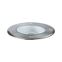 Paulmann Vloerinbouwarmatuur PLUG & SHINE FLOOR draaibaar IP67, zilver dimbaar