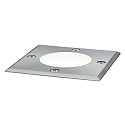 Paulmann Vloerinbouwarmatuur 10.8CM hoekig, stijf, begaanbaar GU10 IP67, rvs 