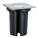 Paulmann Vloerinbouwarmatuur 10.8CM hoekig, stijf, begaanbaar GU10 IP67, rvs 