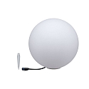 Paulmann Buitenlamp PLUG&SHINE GLOBE medium IP67, wit dimbaar