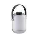 Paulmann Tafelarmatuur CLUTCH met USB-oplaadfunctie IP44, grijs dimbaar
