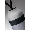 Tafelarmatuur CLUTCH rond, Bluetooth aanstuurbaar, met USB-oplaadfunctie IP44, grijs dimbaar