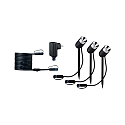 Armatuur met grondpen LED PLUG & SHINE PIKE set van 3 IP65, antraciet dimbaar