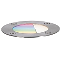 Paulmann Vloerinbouwarmatuur LED PLUG&SHINE RGBW, ZigBee aanstuurbaar IP65, zwart, zilver dimbaar