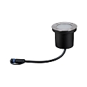 Paulmann Vloerinbouwarmatuur LED PLUG&SHINE RGBW, ZigBee aanstuurbaar IP65, zwart, zilver dimbaar