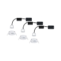 Paulmann Inbouwarmatuur NOVA MINI LED draaibaar, set van 3 IP23, wit mat  310lm 2700K 38� 38� CRI >80