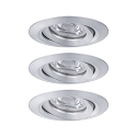 Paulmann Inbouwarmatuur NOVA MINI LED draaibaar, set van 3 IP23, aluminium  310lm 2700K 38� 38� CRI >80