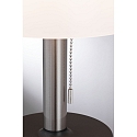 Paulmann Outdoor LED Solar Table lamp LILLESOL, IP44, 0.8W 3000K 45lm, 3-step dimmable, stainless steel / satin