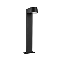 Paulmann bollard lamp CAPEA LED IP44, grey 