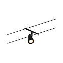 Paulmann Touwsysteem WIRE SYSTEMS DC CUP set van 5 GU5,3, chroom, zwart mat 