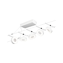 Paulmann Touwsysteem LED WIRE SYSTEMS CORDUO CIRCLE rond, set van 5, schakelbaar IP20, chroom, wit mat 