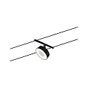 Paulmann Touwsysteem LED WIRE SYSTEMS CORDUO CIRCLE rond, set van 5, schakelbaar IP20, chroom, zwart mat 