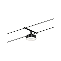 Paulmann Touwsysteem LED WIRE SYSTEMS CORDUO CIRCLE rond, set van 5, schakelbaar IP20, chroom, zwart mat 