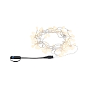 Lichtketting PLUG & SHINE LIGHT CHAIN 7 lang IP44, zwart dimbaar