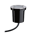 Paulmann Vloerinbouwarmatuur PLUG&SHINE ZigBee aanstuurbaar LED IP65, rvs, zwart dimbaar