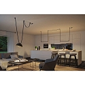 Paulmann LED systeemverlichting ULine LIGHTBAR 65CM stijf, lang, direct IP20, zwart mat dimbaar