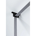Paulmann gordelhouder ULine - STRAP HOLDER / STRAIGHT FIXTURE ge�soleerd, mechanisch, set van 2, straight, zwart mat