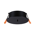 Paulmann cover ULine DRILL HOLE BLEND round, mechanical, built-in version, black matt