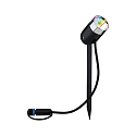 Lamp met grondpen PIKE SPOT PLUG & SHINE RGBW CH set van 3, ZigBee aanstuurbaar IP44, antraciet dimbaar