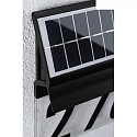 Paulmann Huisnummer met verlichting IP44, zwart