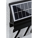 Paulmann Huisnummer met verlichting IP44, zwart