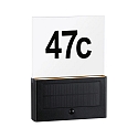 illuminated house number NEDA PIR with motion detector LED IP44, anthracite