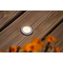Paulmann floor recessed luminaire LED GOLD LIGHT POINT � 5CM rigid, passable, switchable, insect friendly IP67, brushed aluminium 