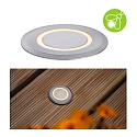 Paulmann floor recessed luminaire LED GOLD LIGHT RING � 5CM rigid, passable, switchable, insect friendly IP67, brushed aluminium 