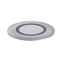 Paulmann floor recessed luminaire LED GOLD LIGHT RING � 5CM rigid, passable, switchable, insect friendly IP67, brushed aluminium 