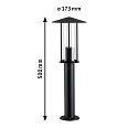 Paulmann outdoor floor lamp CLASSIC with lamp socket E27 IP44, anthracite 