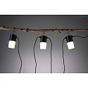 Paulmann Lichtketting PLUG&SHINE TUBS LED IP44, antraciet