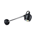 Wandarmatuur voor buitenshuis KIKOLO RGBW, ZigBee aanstuurbaar LED IP65, antraciet dimbaar