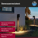 Paulmann bollard light KIMU 1 SPOT 1 flame, switchable, cardanic swivelling, insect friendly IP44, anthracite 