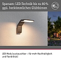 outdoor wall luminaire ZERENA with sensor, insect friendly, sea-air resistant IP44