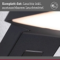outdoor wall luminaire ZERENA with sensor, insect friendly, sea-air resistant IP44