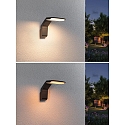 outdoor wall luminaire ZERENA with sensor, insect friendly, sea-air resistant IP44