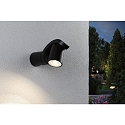 Paulmann outdoor wall luminaire CUFF PIR with sensor IP44, anthracite, transparent 