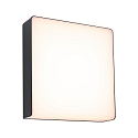 outdoor wall luminaire AZALENA PIR with sensor IP44, anthracite, transparent 