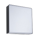 Paulmann outdoor wall luminaire AZALENA PIR with sensor IP44, anthracite, transparent 