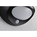 Paulmann solar wall luminaire SOROVA PIR with sensor IP44, anthracite, transparent 