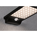 Paulmann outdoor wall luminaire SOLVEIGH LED with motion detector IP44, black 