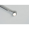 Paulmann Eindkap URAIL LED, chroom mat