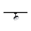 Paulmann 1-fase spot URAIL CIRCLE LED IP20, zwart mat
